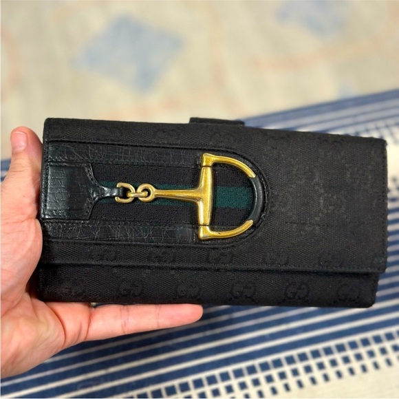 Gucci Long Wallet 137375 Rank Second Hand - Picture 11 of 12